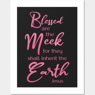 Blessed are the meek  Beatitudes Posters and Art